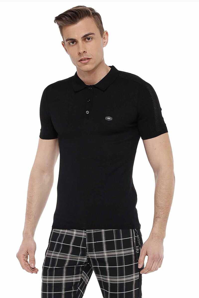 CT517 Polo Collar Slim Fit Men's Knit T-Shirt