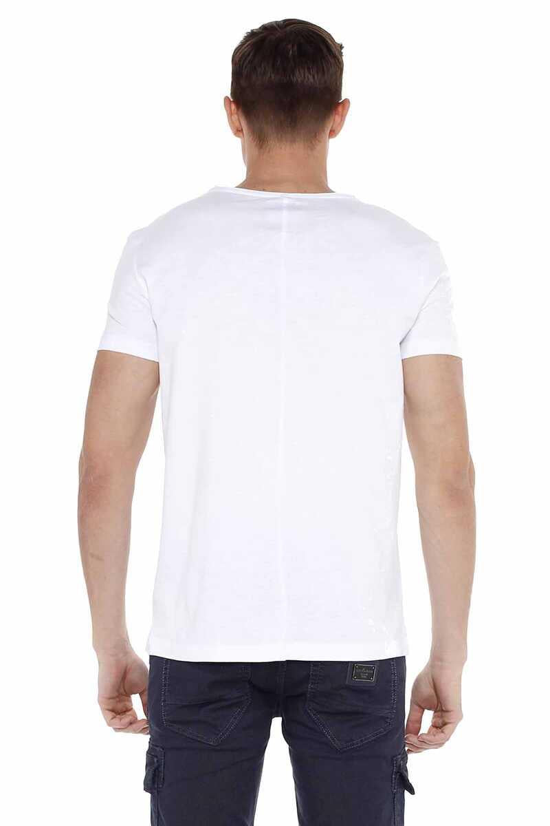 CT522 Men's Wide Neck Basic T-Shirt