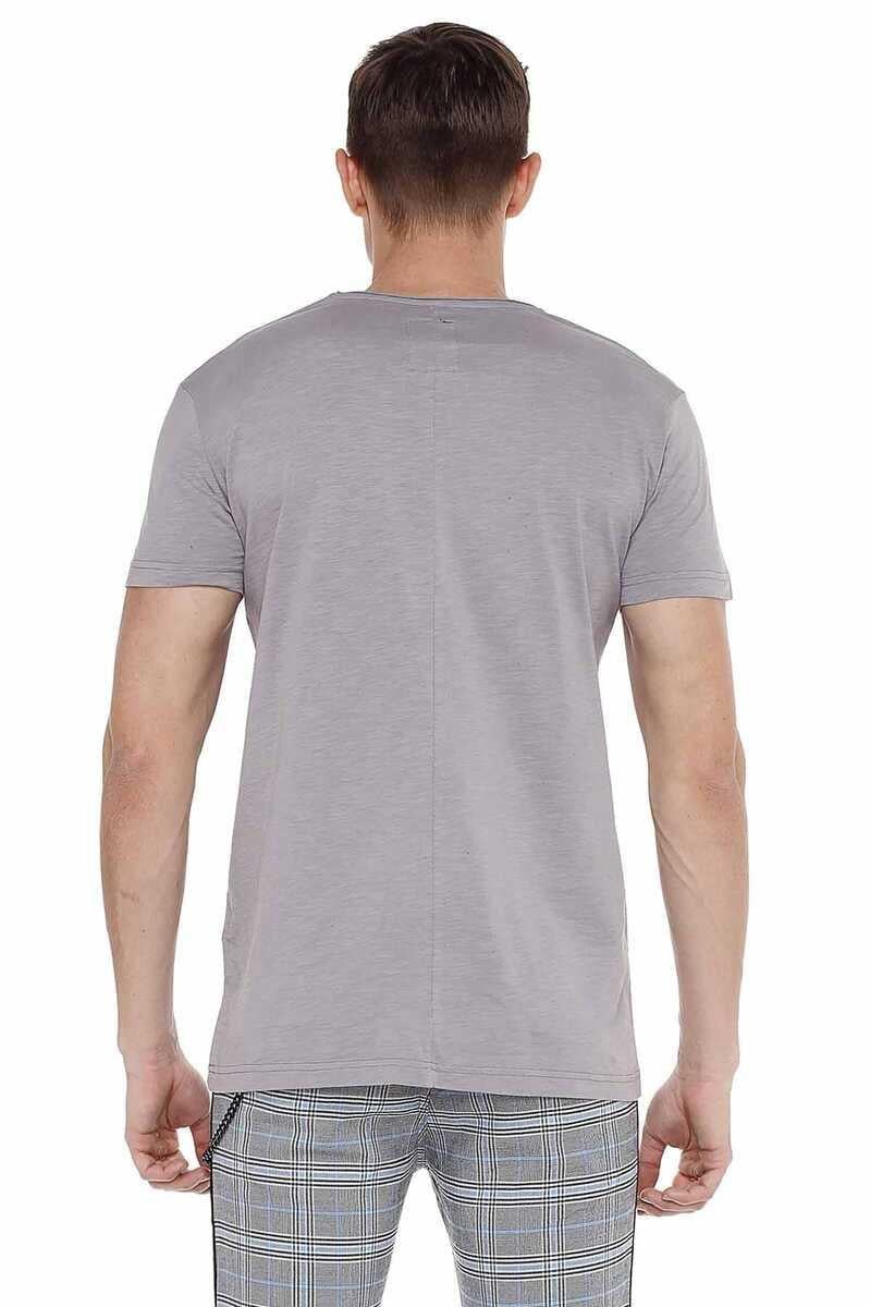 CT522 Men's Wide Neck Basic T-Shirt