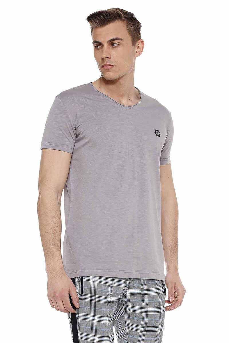 CT522 Men's Wide Neck Basic T-Shirt