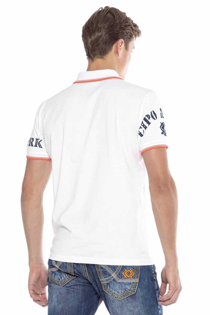 CT603 Printed Slim Men's Polo T-Shirt