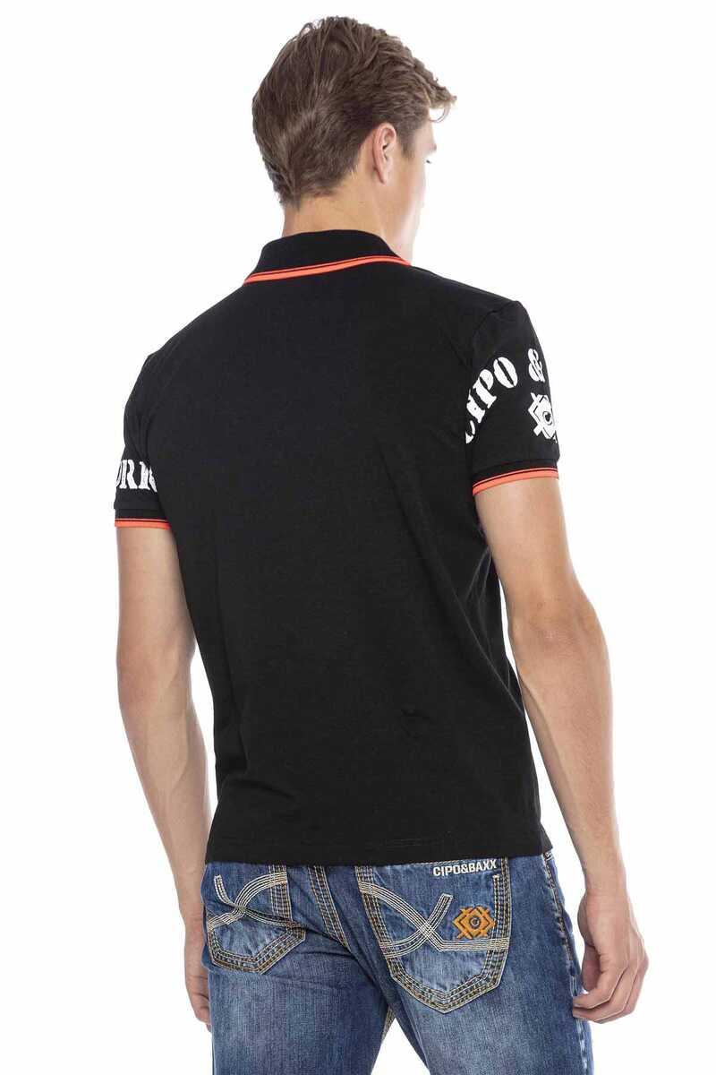 CT603 Printed Slim Men's Polo T-Shirt