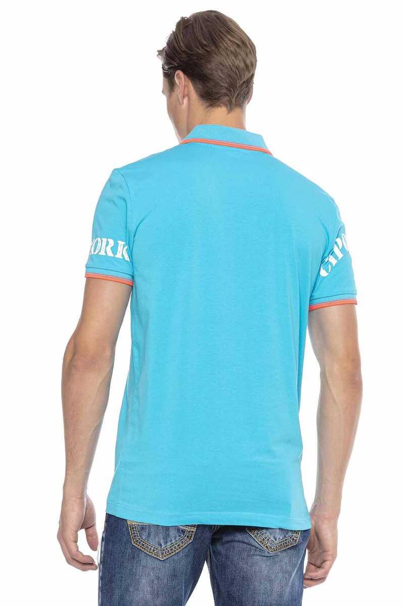 CT603 Printed Slim Men's Polo T-Shirt