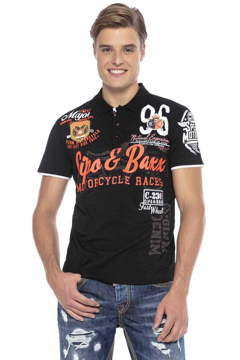 CT604 Crest Slim Men's Polo T-Shirt