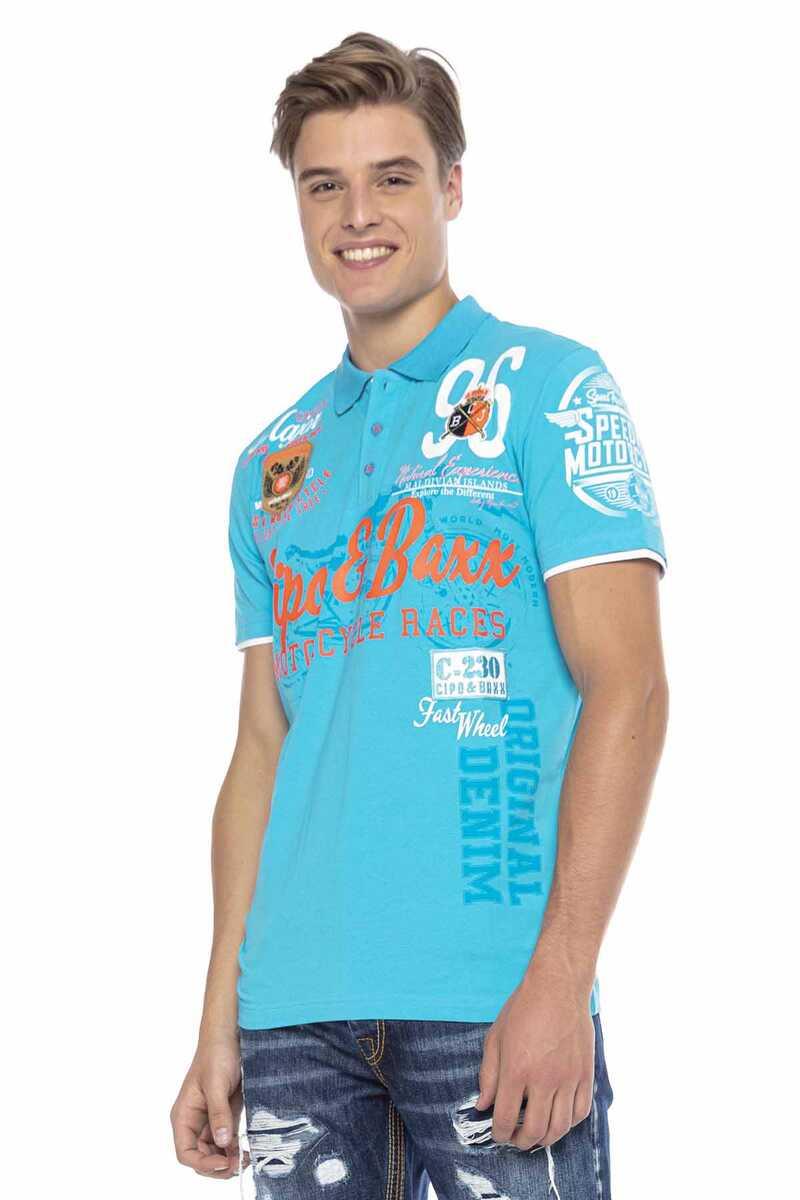 CT604 Crest Slim Men's Polo T-Shirt