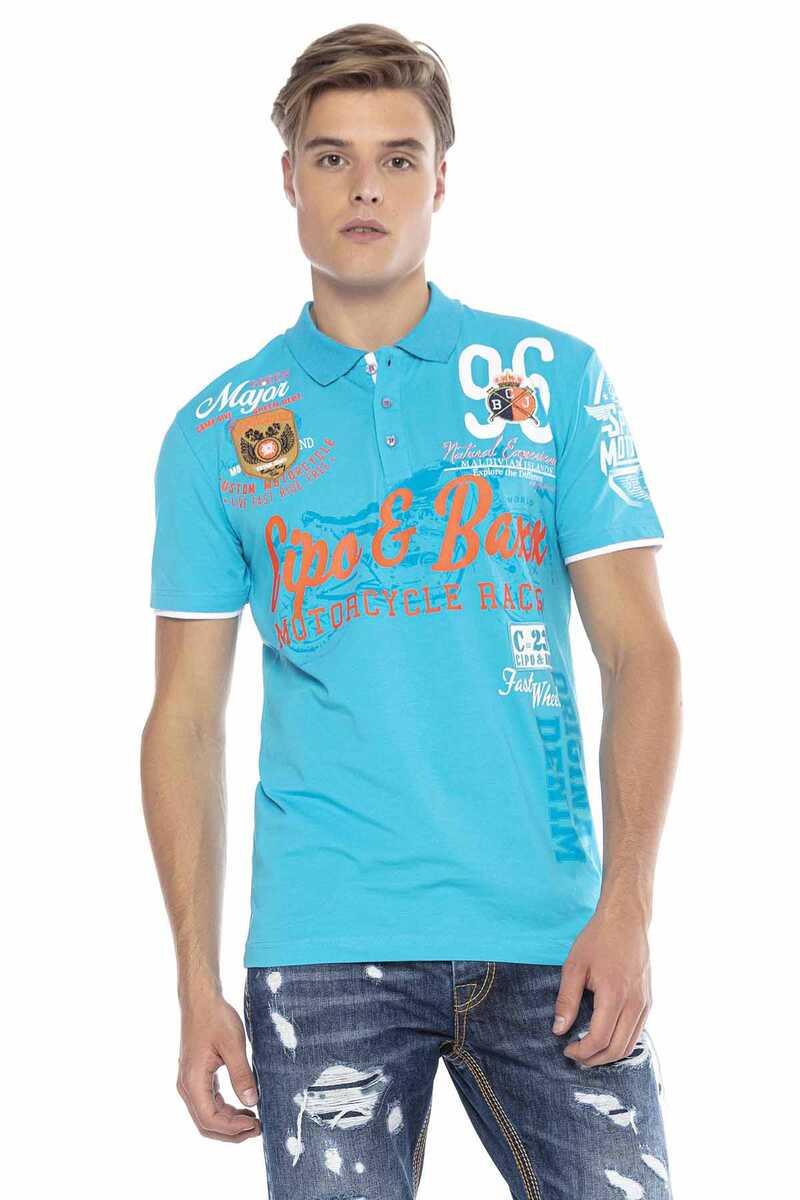 CT604 Crest Slim Men's Polo T-Shirt
