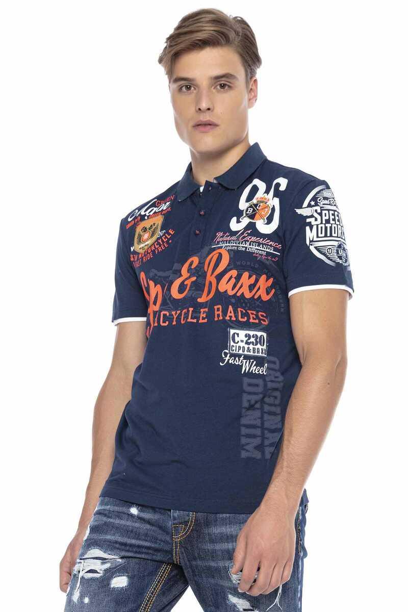 CT604 Crest Slim Men's Polo T-Shirt