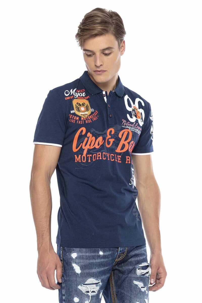 CT604 Crest Slim Men's Polo T-Shirt
