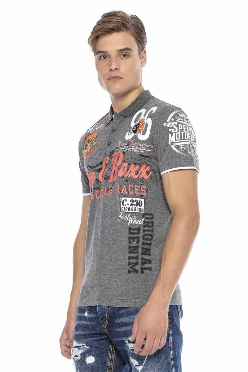 CT604 Crest Slim Men's Polo T-Shirt