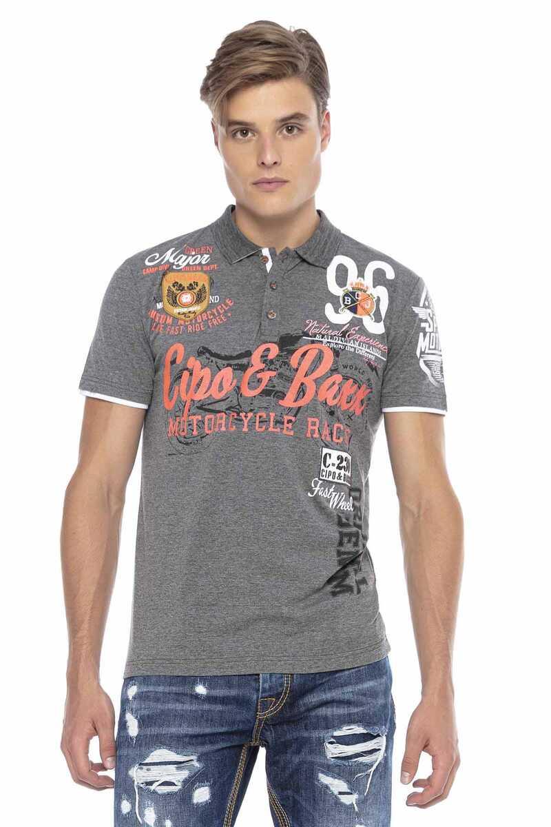 CT604 Crest Slim Men's Polo T-Shirt