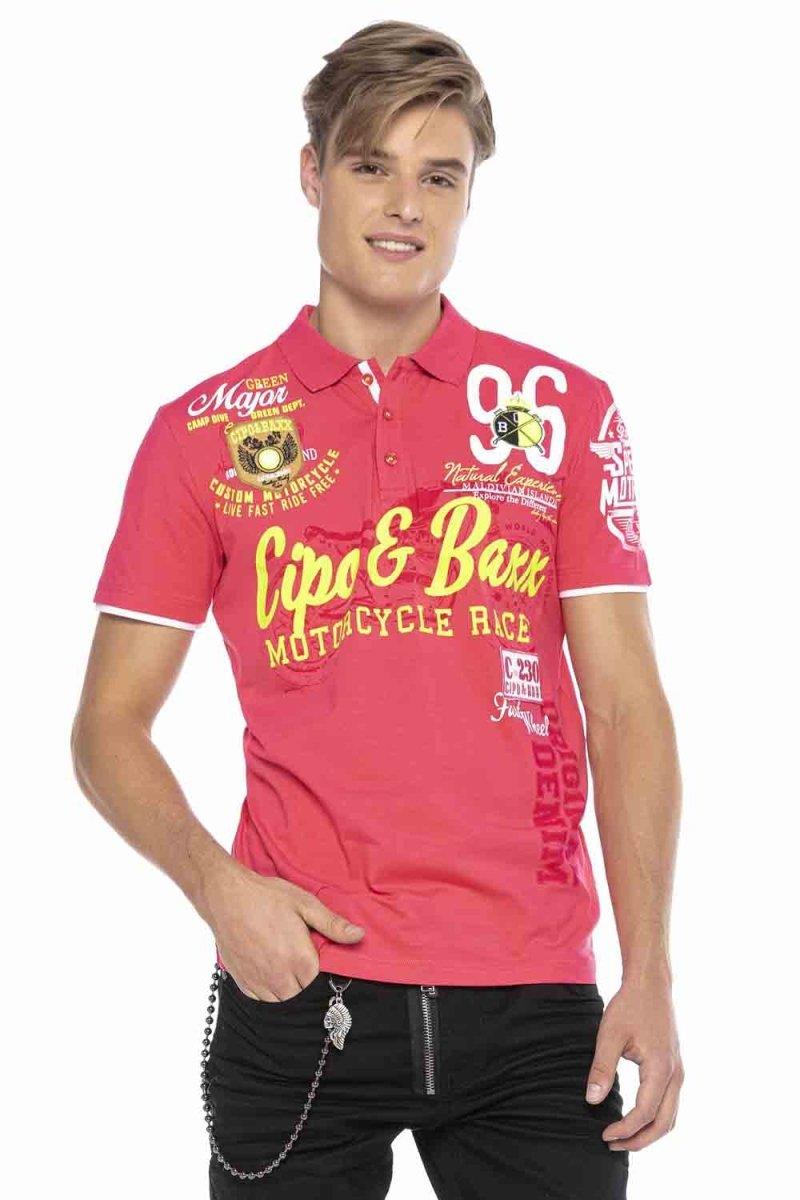 CT604 Crest Slim Men's Polo T-Shirt