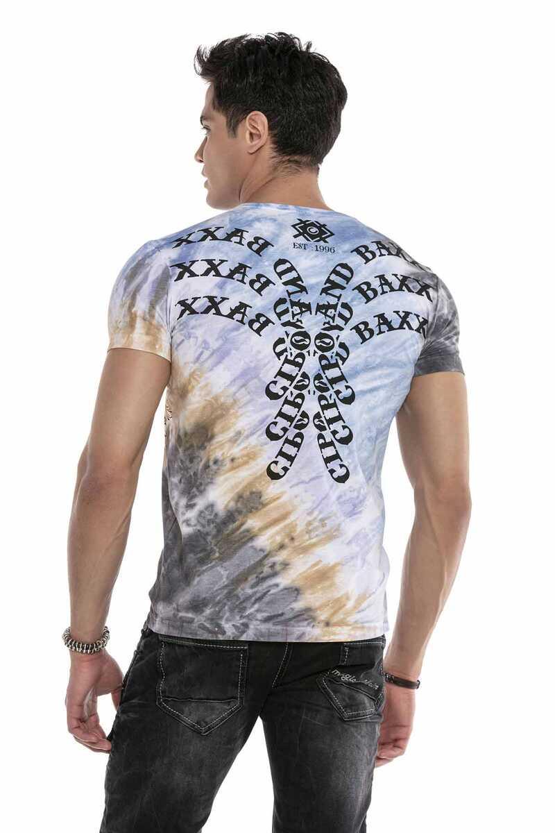 CT643 Twin Skull Colorful T-Shirt