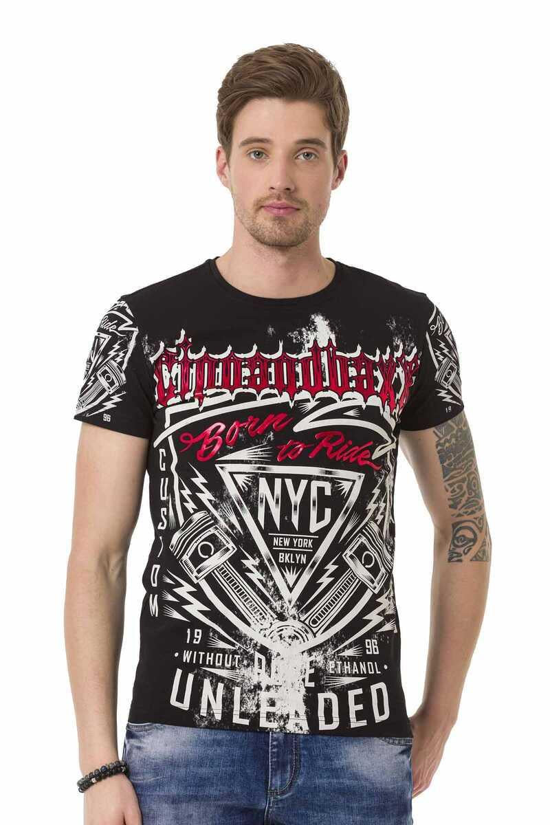 CT681 Pistons Print Men's T-Shirt