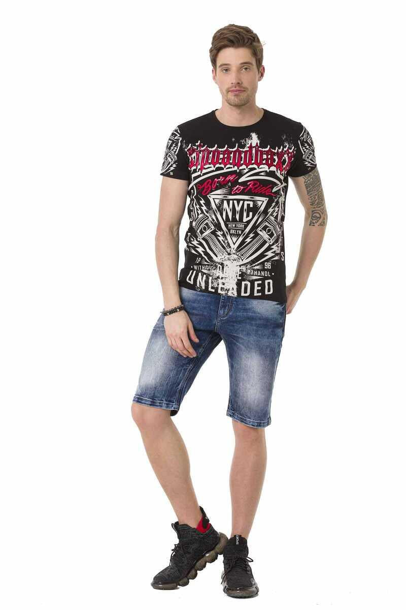 CT681 Pistons Print Men's T-Shirt