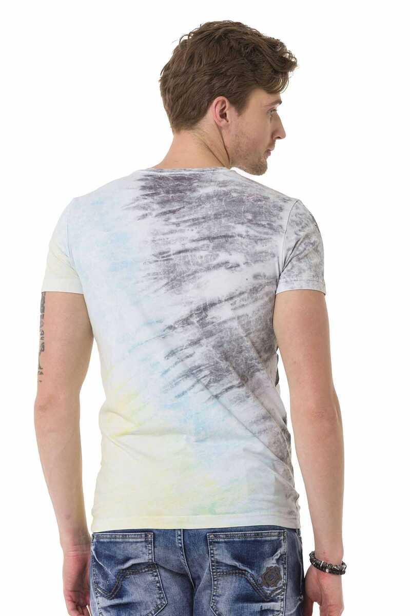 CT684 Eagle Pattern Skull Colorful T-Shirt
