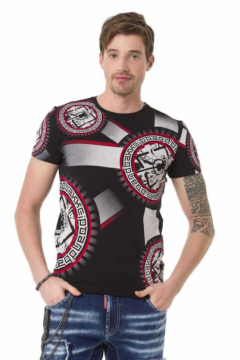 CT692 Flag Pattern T-Shirt