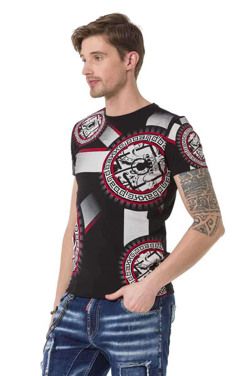 CT692 Flag Pattern T-Shirt