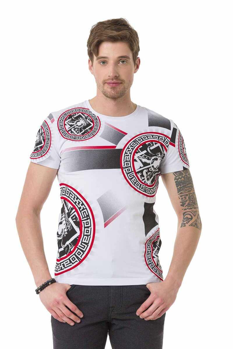 CT692 Flag Pattern T-Shirt