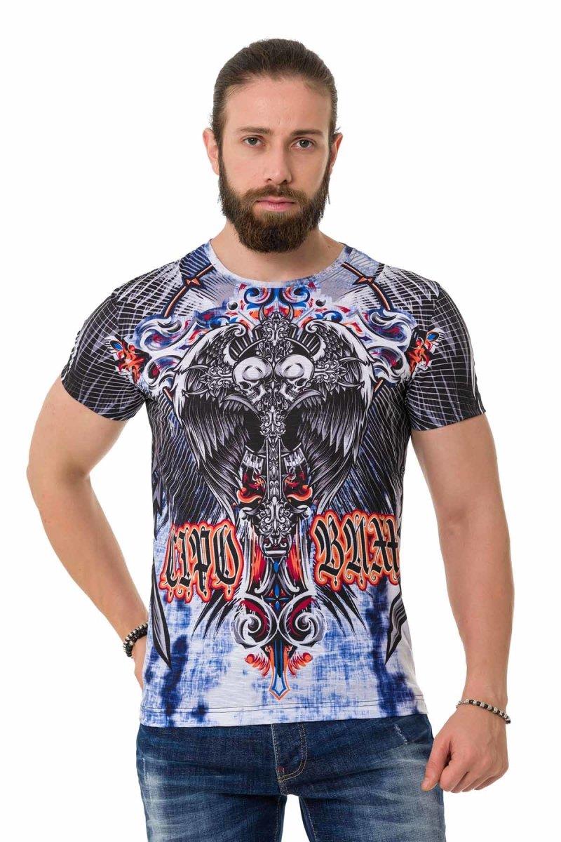 CT710 Laser Print Patterned T-Shirt