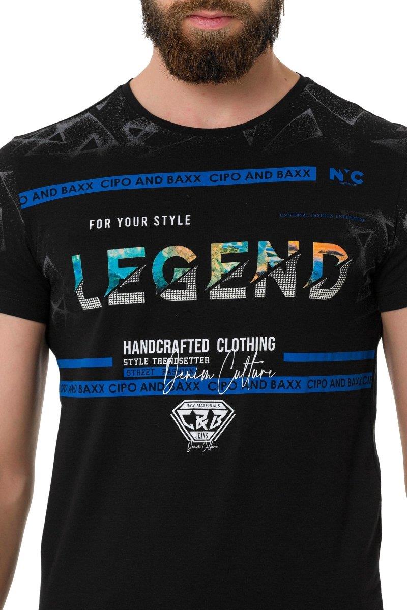 CT715 Stone Patterned T-Shirt