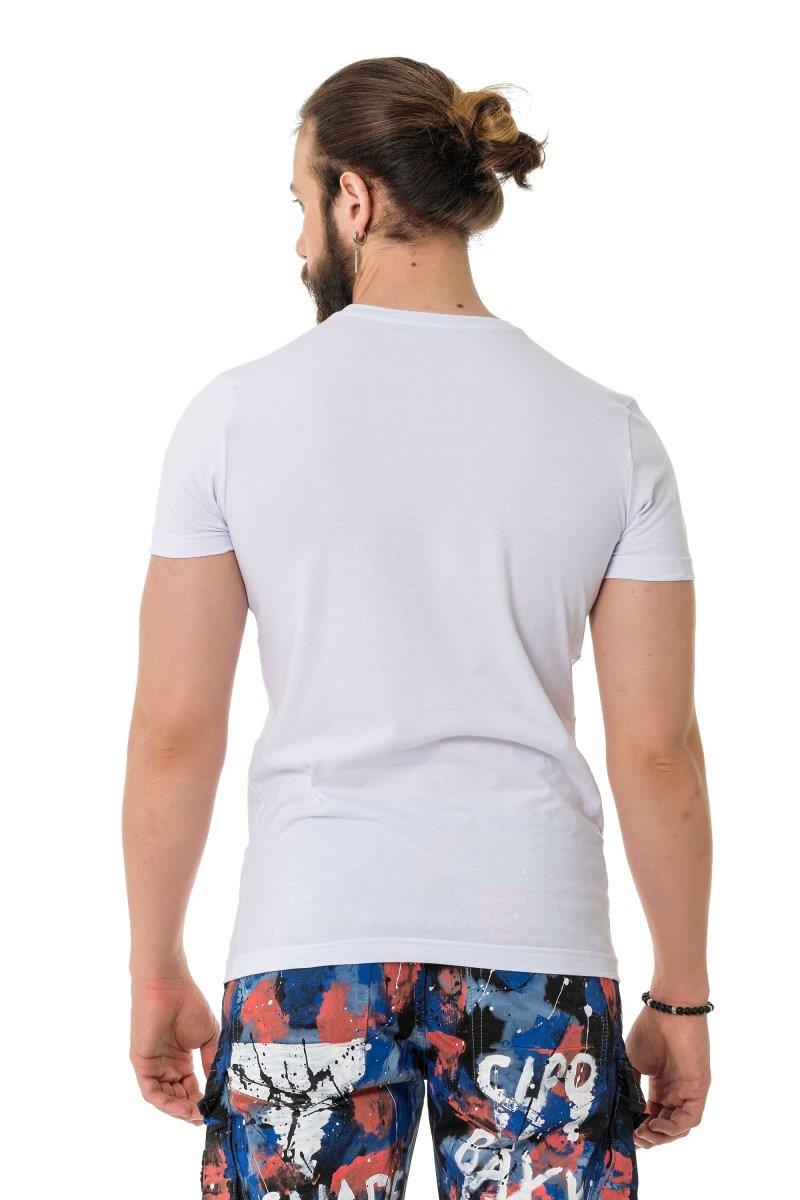CT733 Stone New York Print T-Shirt