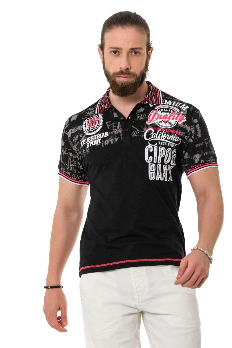 CT738 Patterned Polo T-Shirt