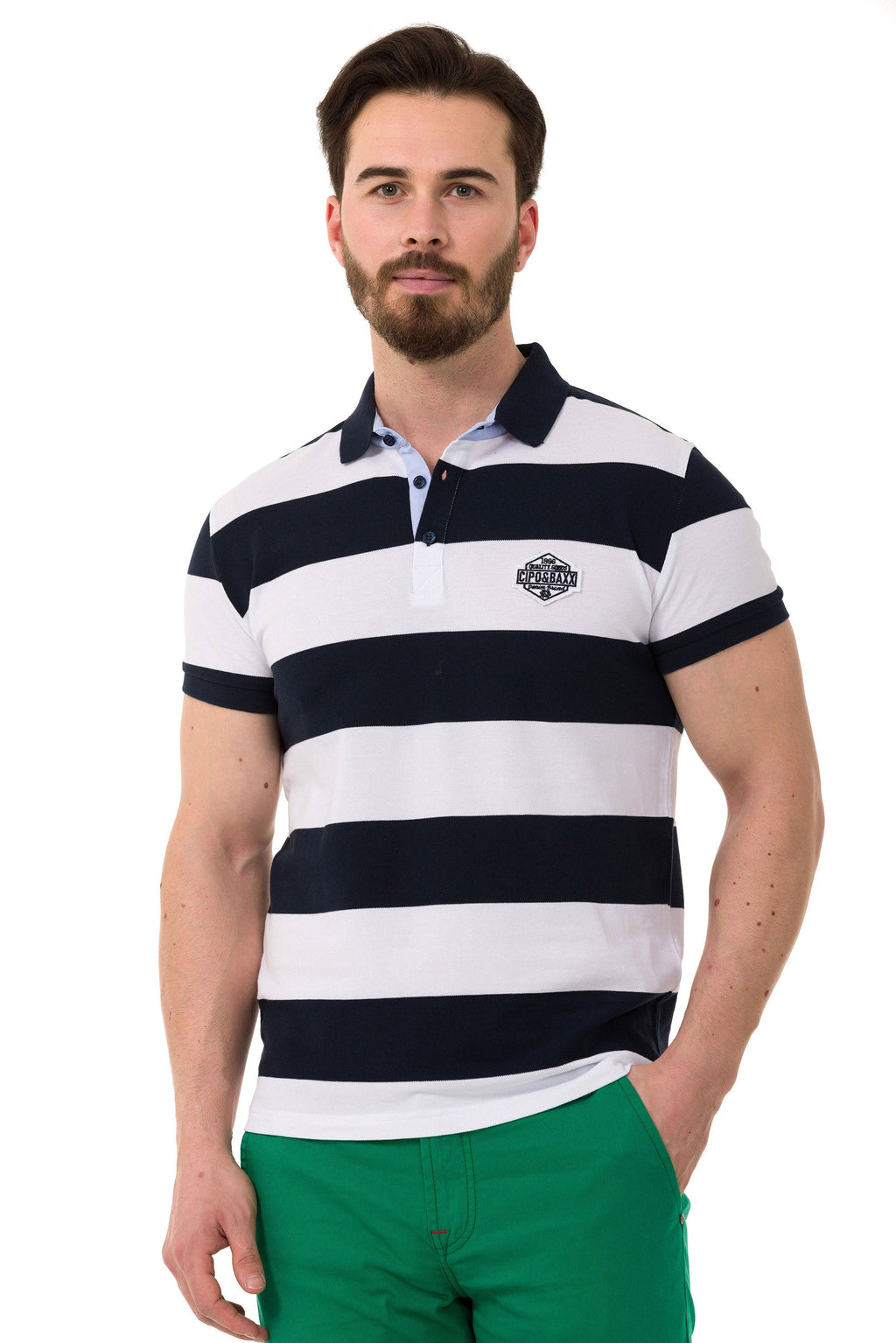 CT741 Men's Smart-Fit Polo Collar T-Shirt