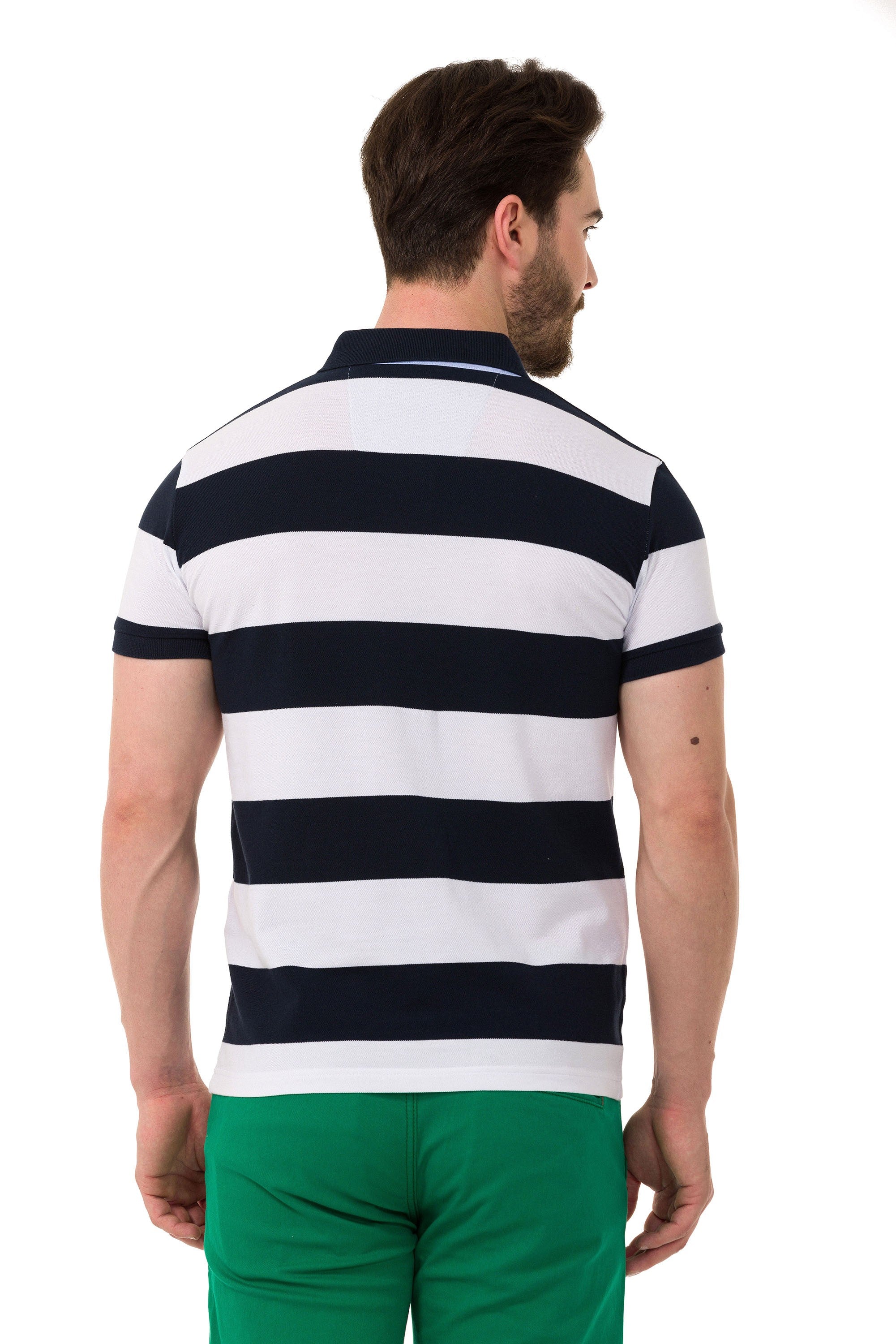 CT741 Men's Smart-Fit Polo Collar T-Shirt
