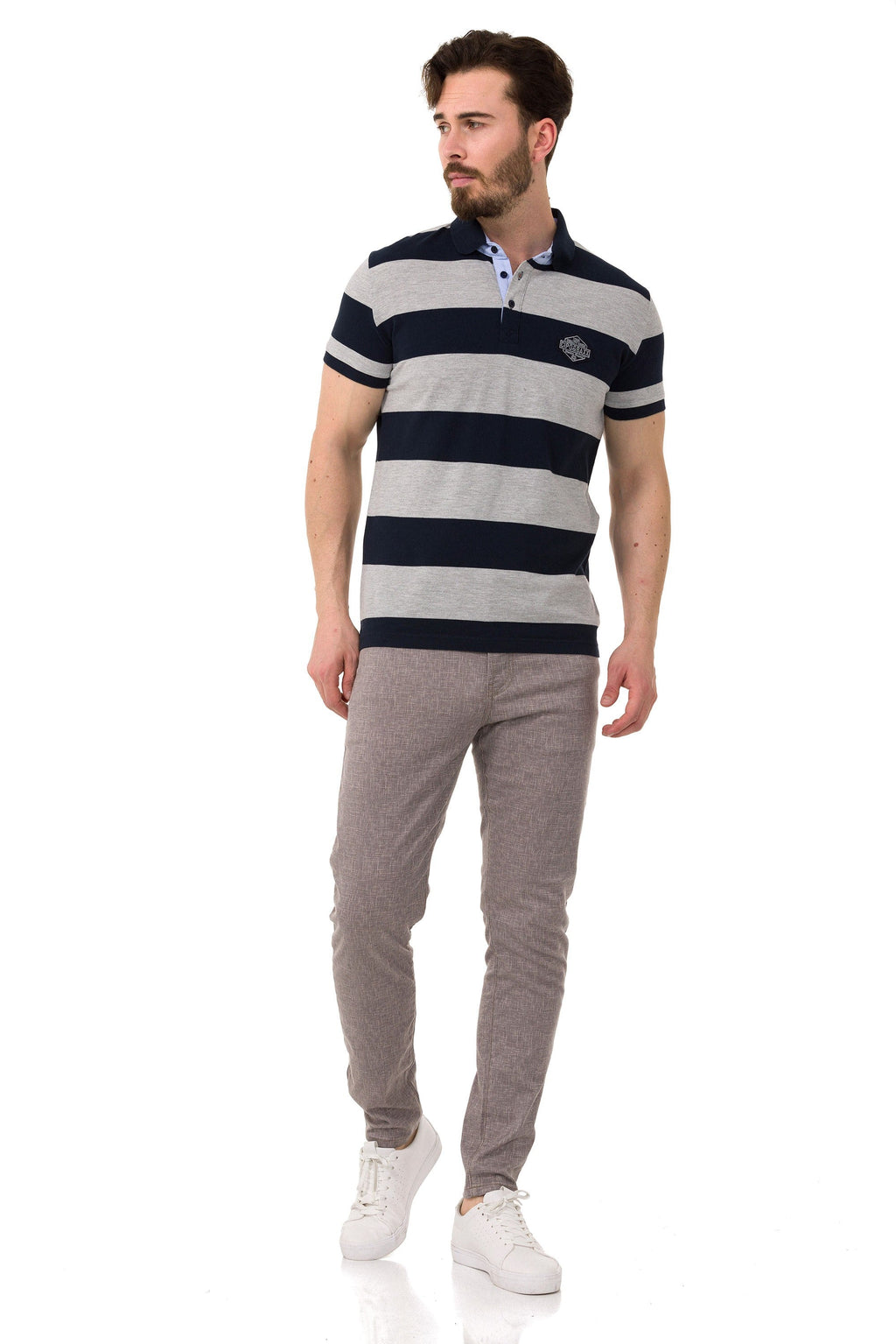 CT741 Men's Smart-Fit Polo Collar T-Shirt