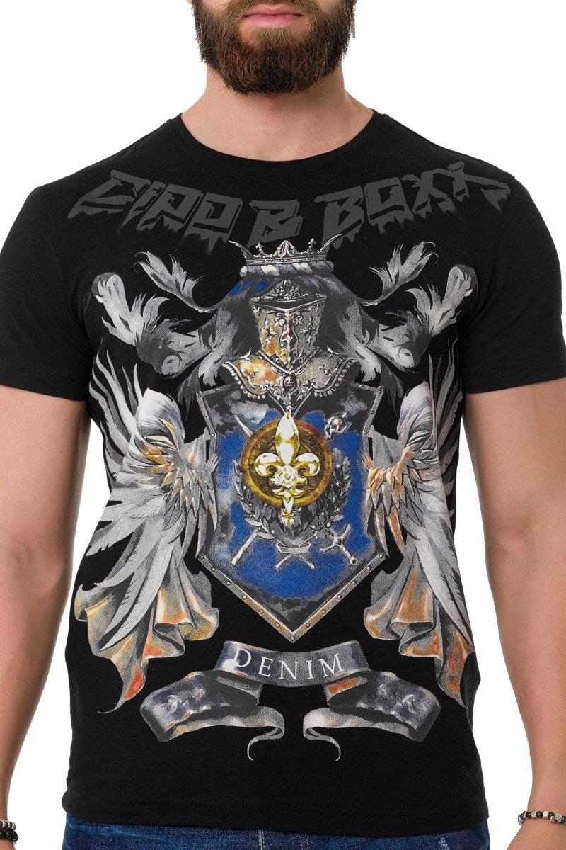 CT743 Crown Print Men's T-Shirt