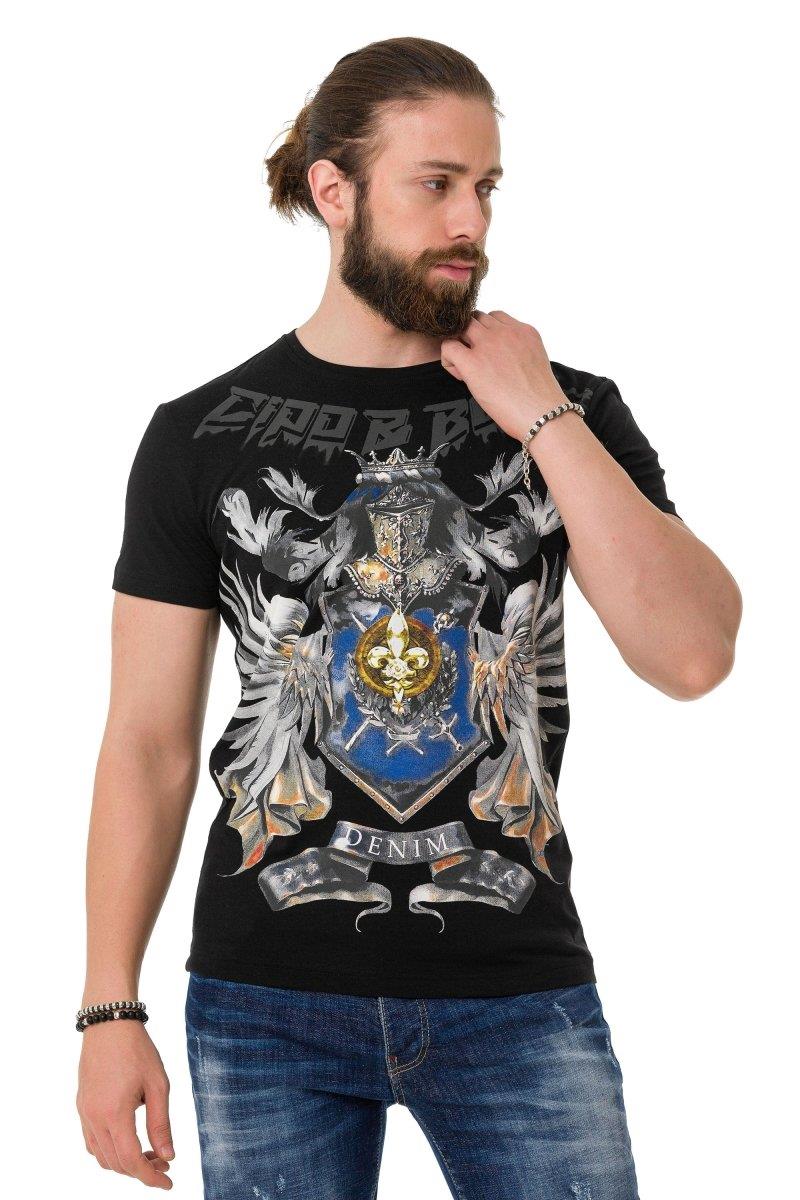 CT743 Crown Print Men's T-Shirt