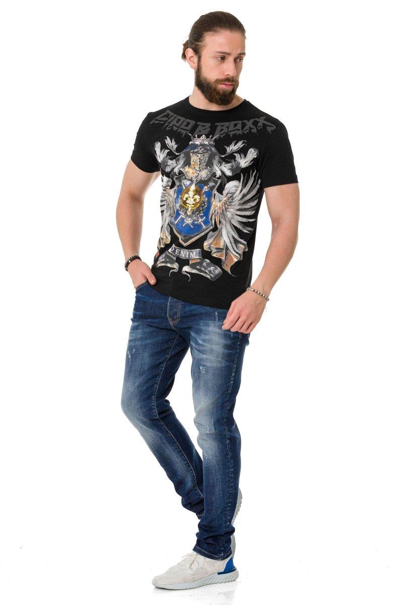 CT743 Crown Print Men's T-Shirt