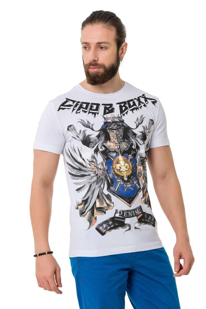 CT743 Crown Print Men's T-Shirt