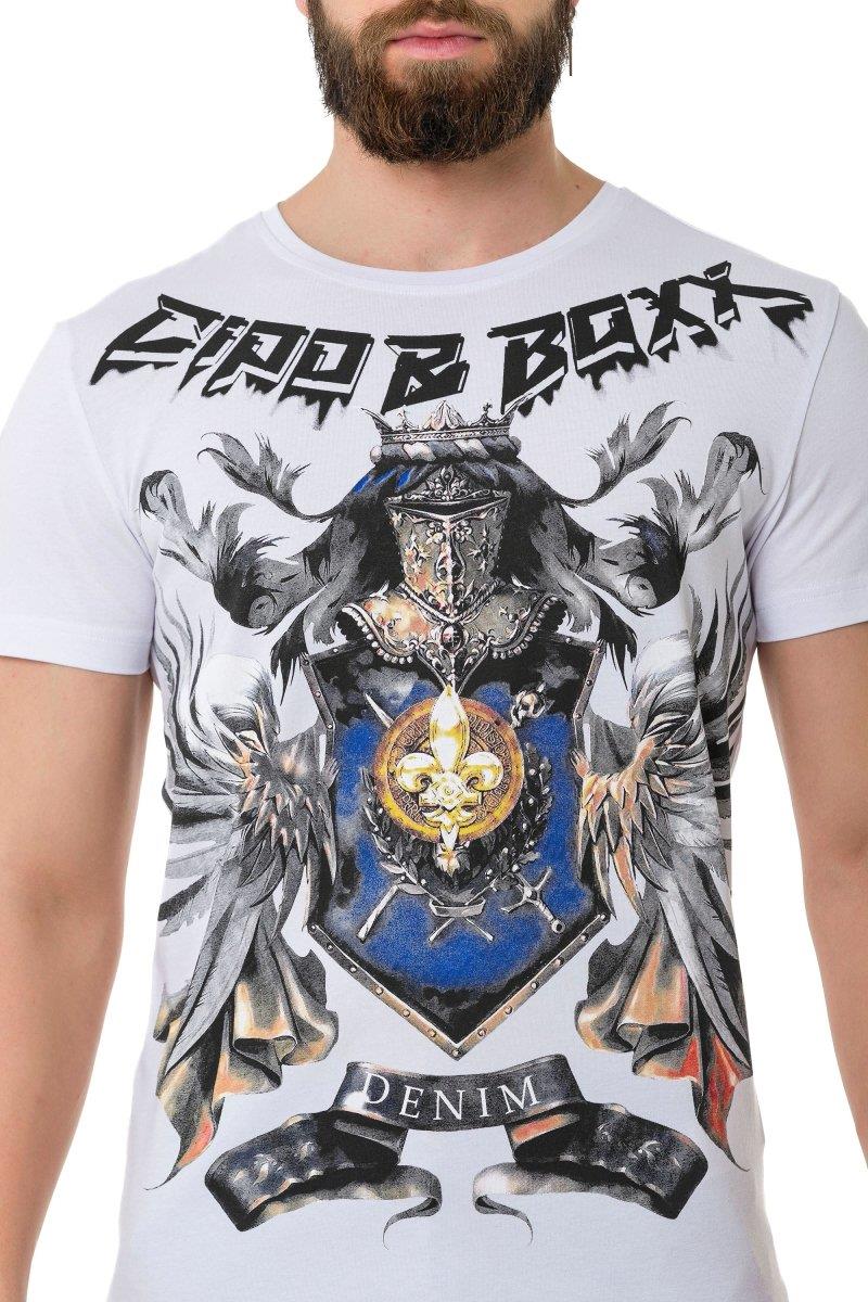 CT743 Crown Print Men's T-Shirt