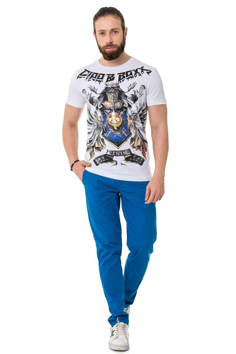 CT743 Crown Print Men's T-Shirt