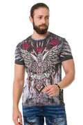 CT746 Eagle Wing Print T-Shirt