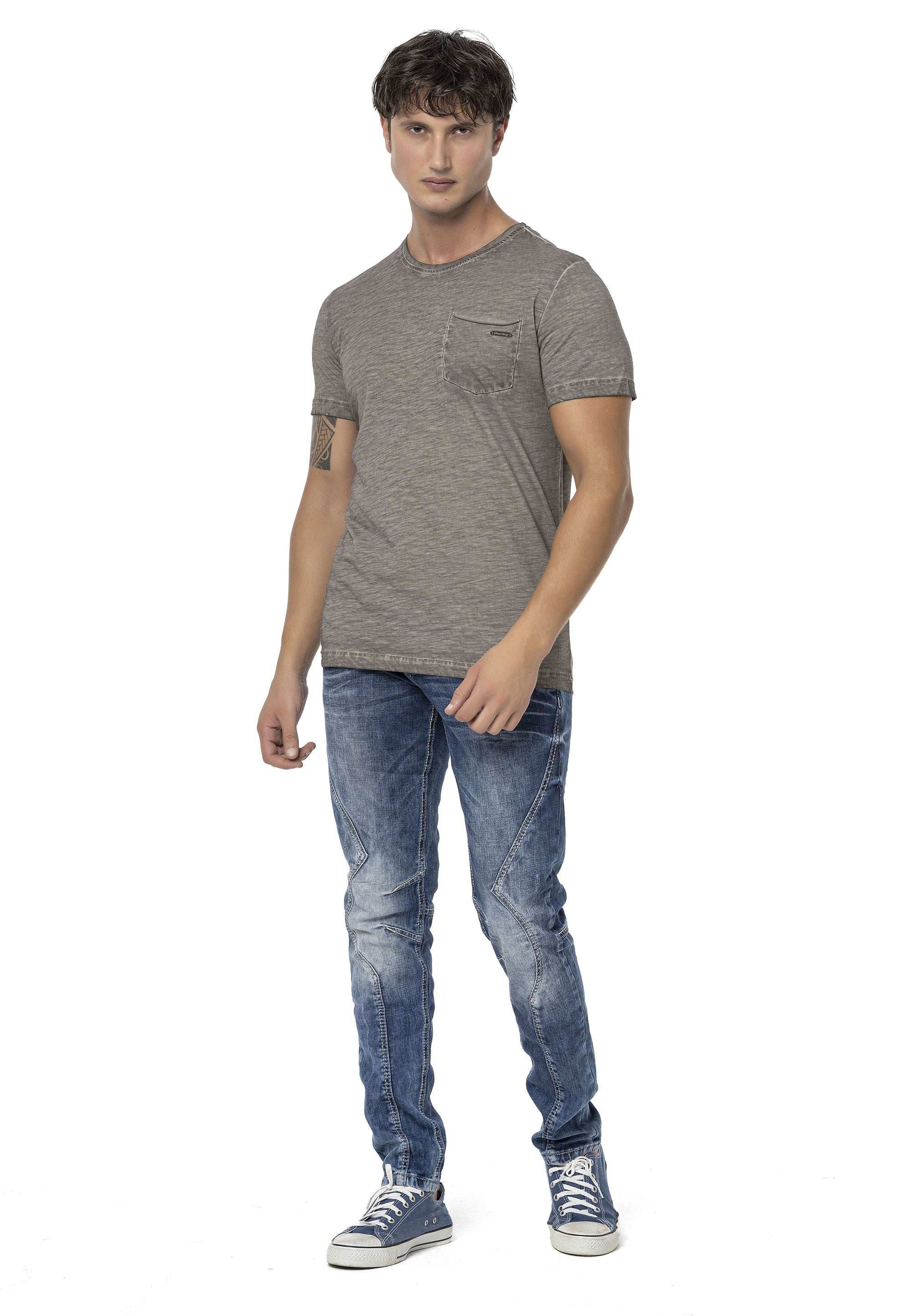 CT784 Men's Basic Crew Neck T-Shirt – Everyday Icon Edition