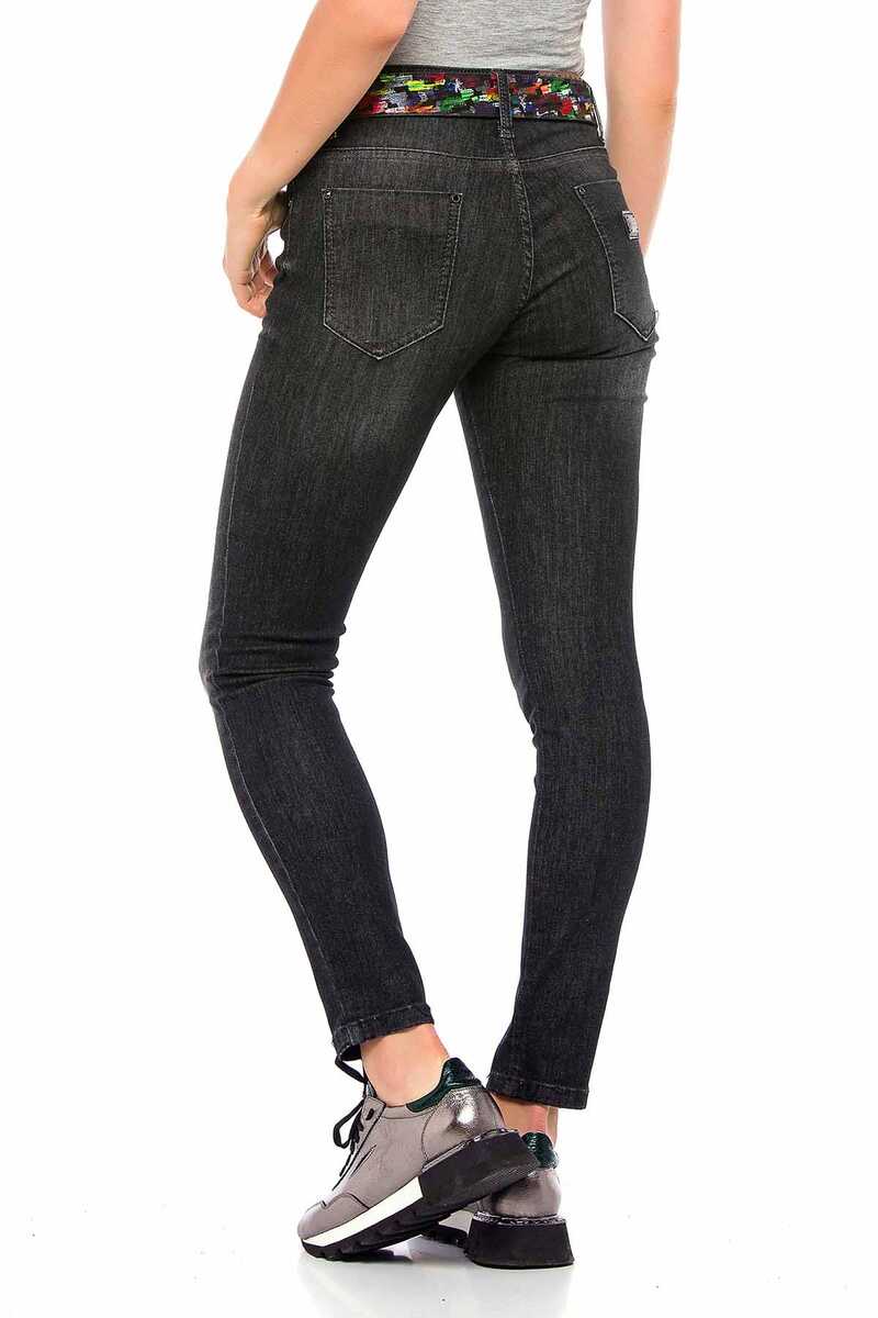 WD394 Women's Basic Jeans