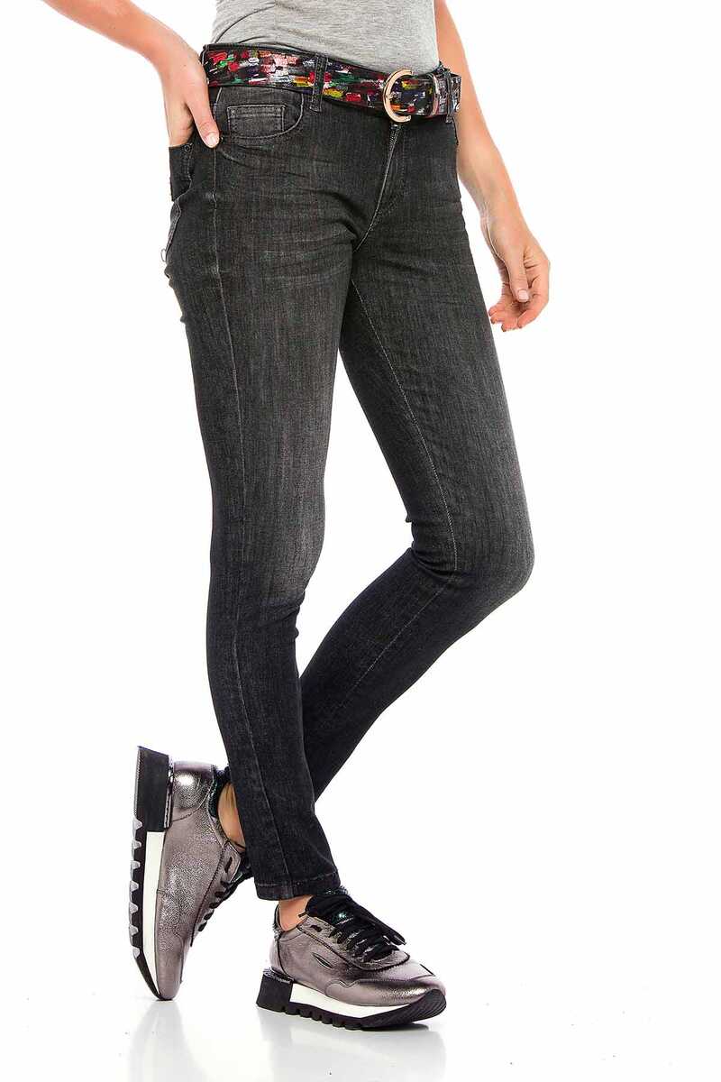 WD394 Women's Basic Jeans