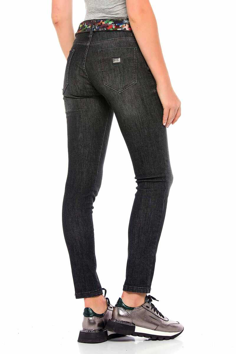 WD394 Women's Basic Jeans