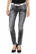 WD431 Triple Waistband Low-Rise Jeans