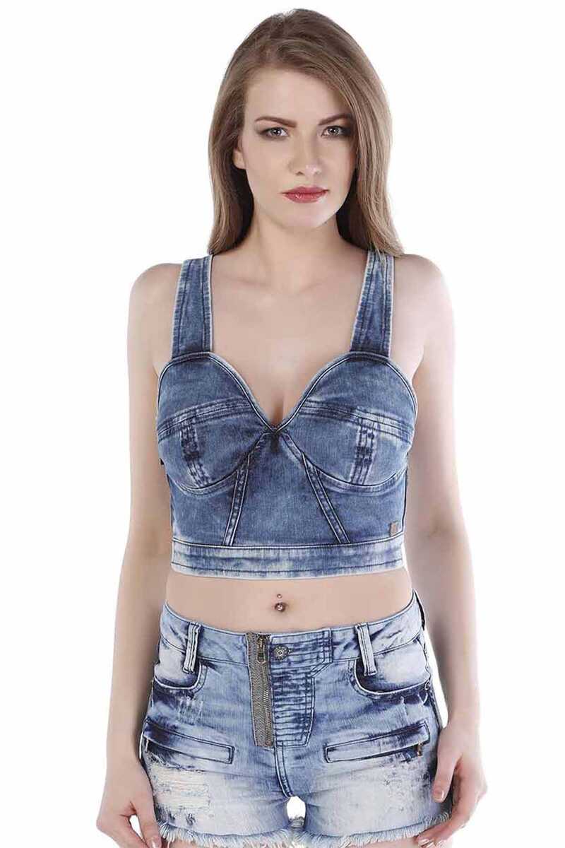 WB100 Denim Bustier