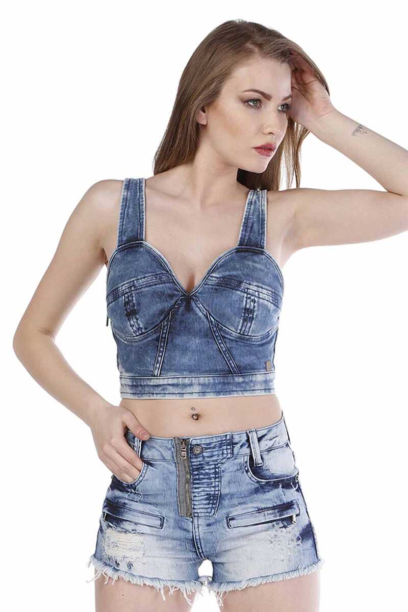 WB100 Denim Bustier