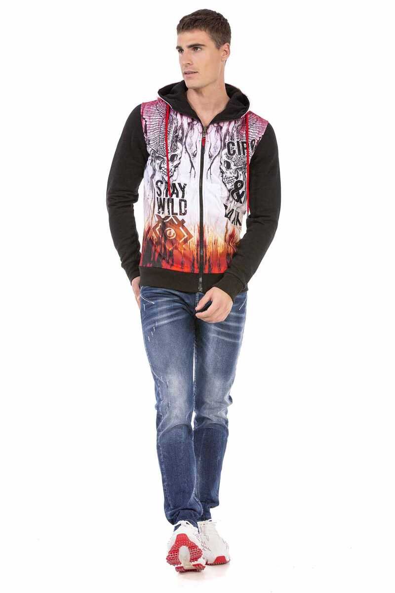 CL458 Skull Print Sweatshirt