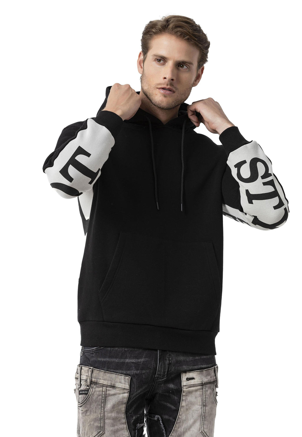 CL578 Iconic Statement Sleeve Men's Sweatshirt