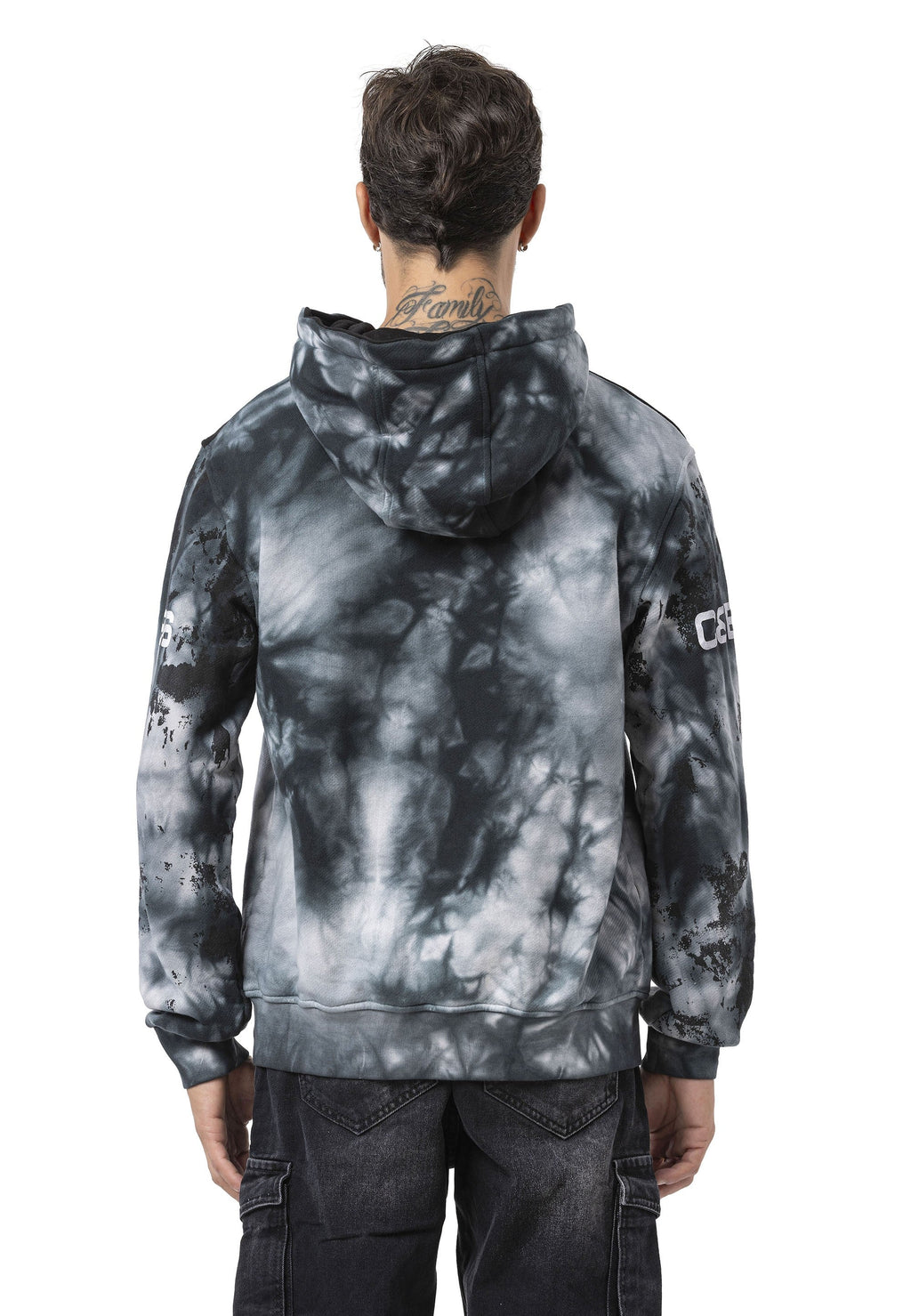 CL593 Men's Hoodie Sweatshirt – Modern Print, Hooded, Relaxed Fit