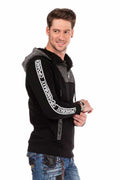 CL311 Hooded Zip Collar Men's Hoodie