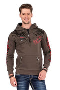 CL334 Cross Wing Print Men's Hoodie