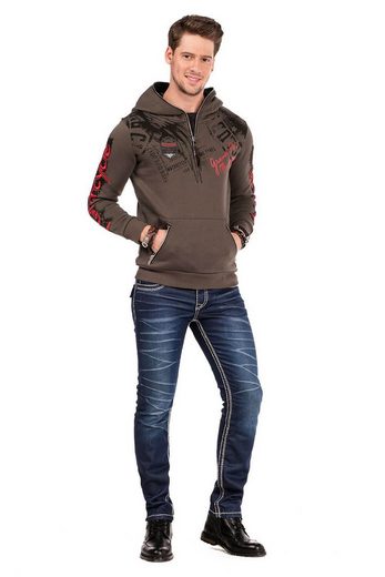 CL334 Cross Wing Print Men's Hoodie