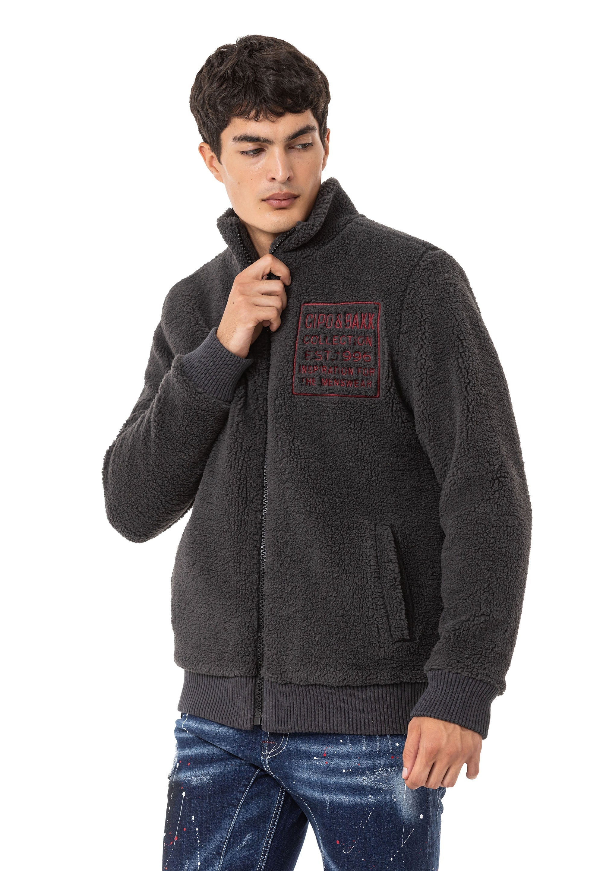CL543 Men's Fleece Sweatshirt – Warm Winter Relaxed Fit Everyday Sport